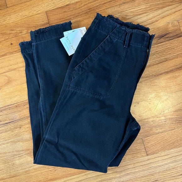 Anthropologie Bella Dahl Dakota Frayed Ankle Trouser Pants - Picture 9 of 13